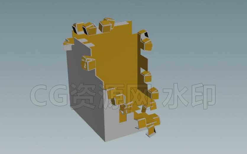 25-矩阵展开-hip工程文件臀部-B站/公众号:特效向