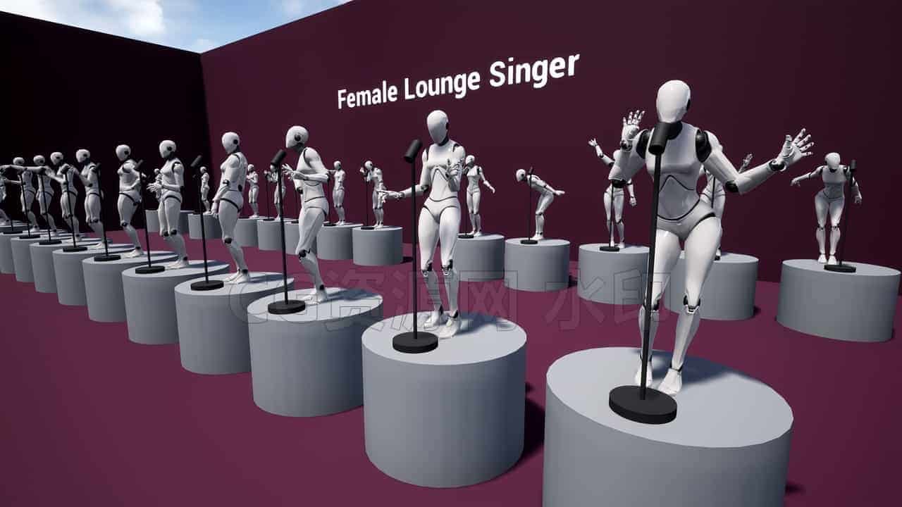图片[2]-Female_Lounge_Singer-UE5动作库-B站/公众号:特效向