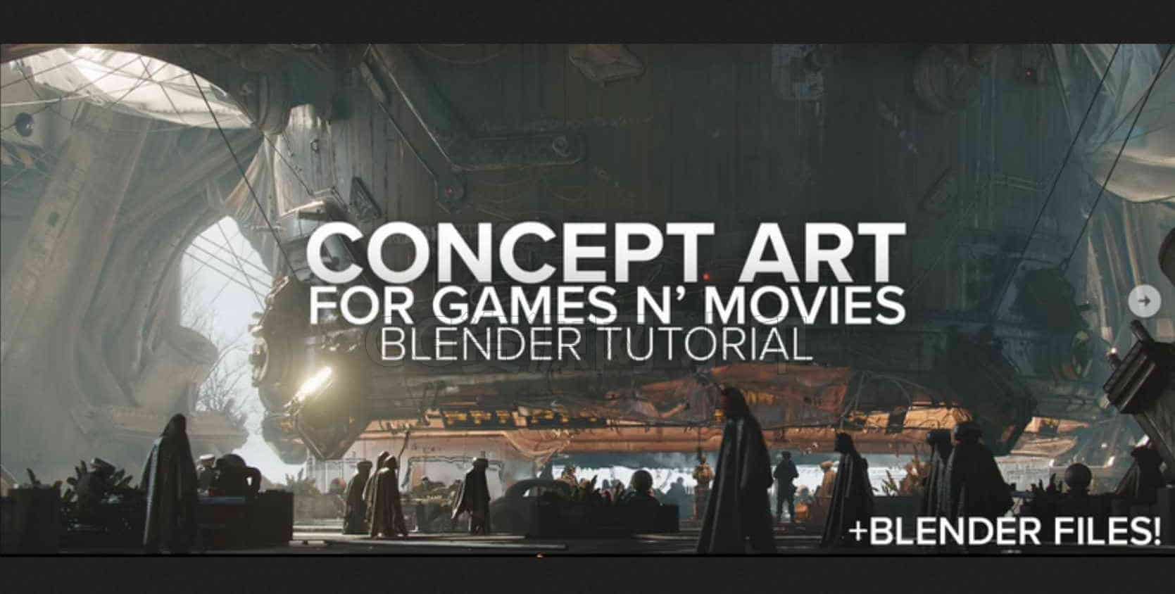 使用 Blender 制作游戏和电影的概念艺术-B站/公众号:特效向