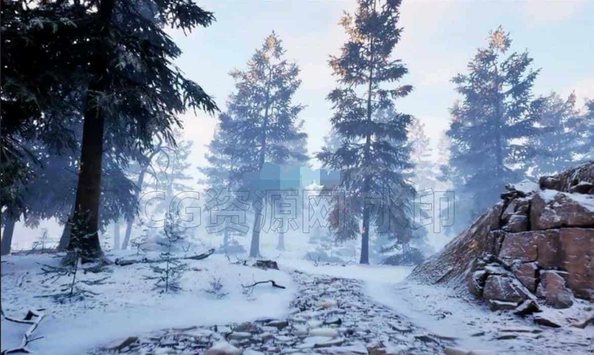 图片[3]-在Blender和Unreal引擎中创建雪地环境snow-B站/公众号:特效向