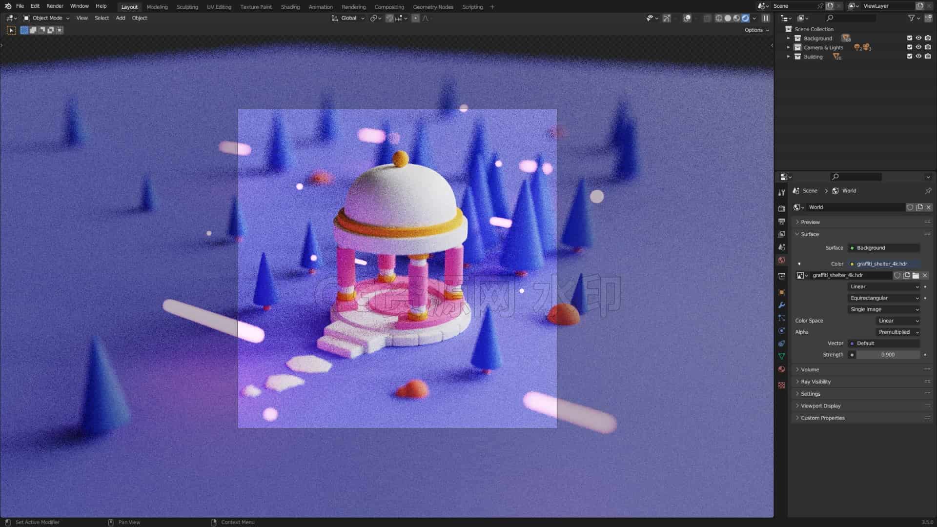 图片[2]-Blender风格化卡通插图之旅唐老鸭-B站/公众号:特效向