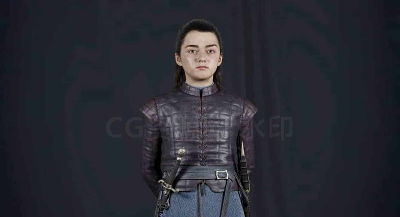 图片[2]-maya&zbrush《权力的游戏》Arya Stark超写实角色制作：从参考到渲染的角色创建的全流程-B站/公众号:特效向