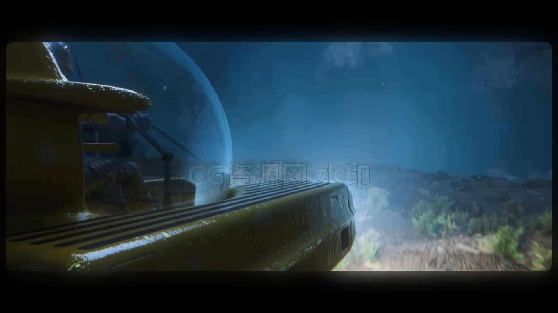 图片[3]-Cinema 4D 电影制作深海恐惧大鲨鱼之我爱吃潜水艇  C4D电影制作 [doublejump学院出品]-B站/公众号:特效向