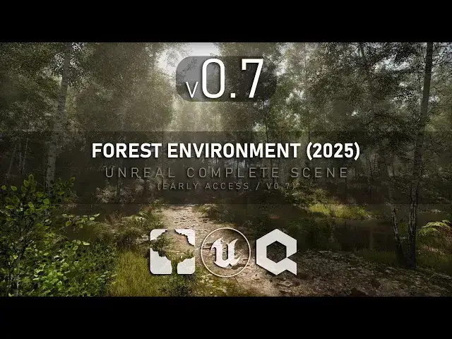 图片[3]-UE5.6&Speedtree构建白桦林场景-B站/公众号:特效向