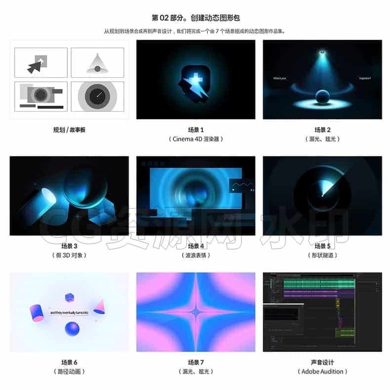图片[4]-After Effects 运动图形风格化技巧课程AE时尚-B站/公众号:特效向