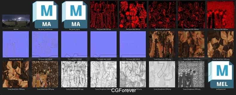 图片[3]-《 权力的游戏 》卓耿飞龙超高精度绑定3D【模型】maya-B站/公众号:特效向