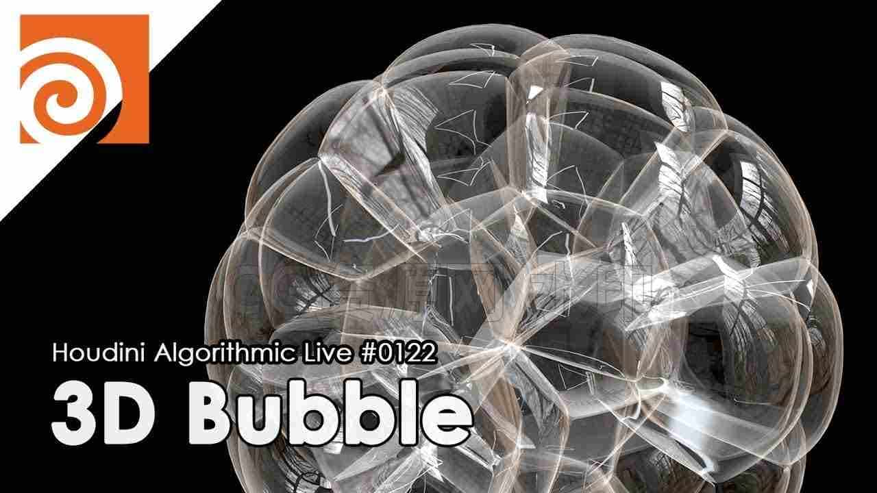 Houdini3D泡泡设置【hip工程】-B站/公众号:特效向