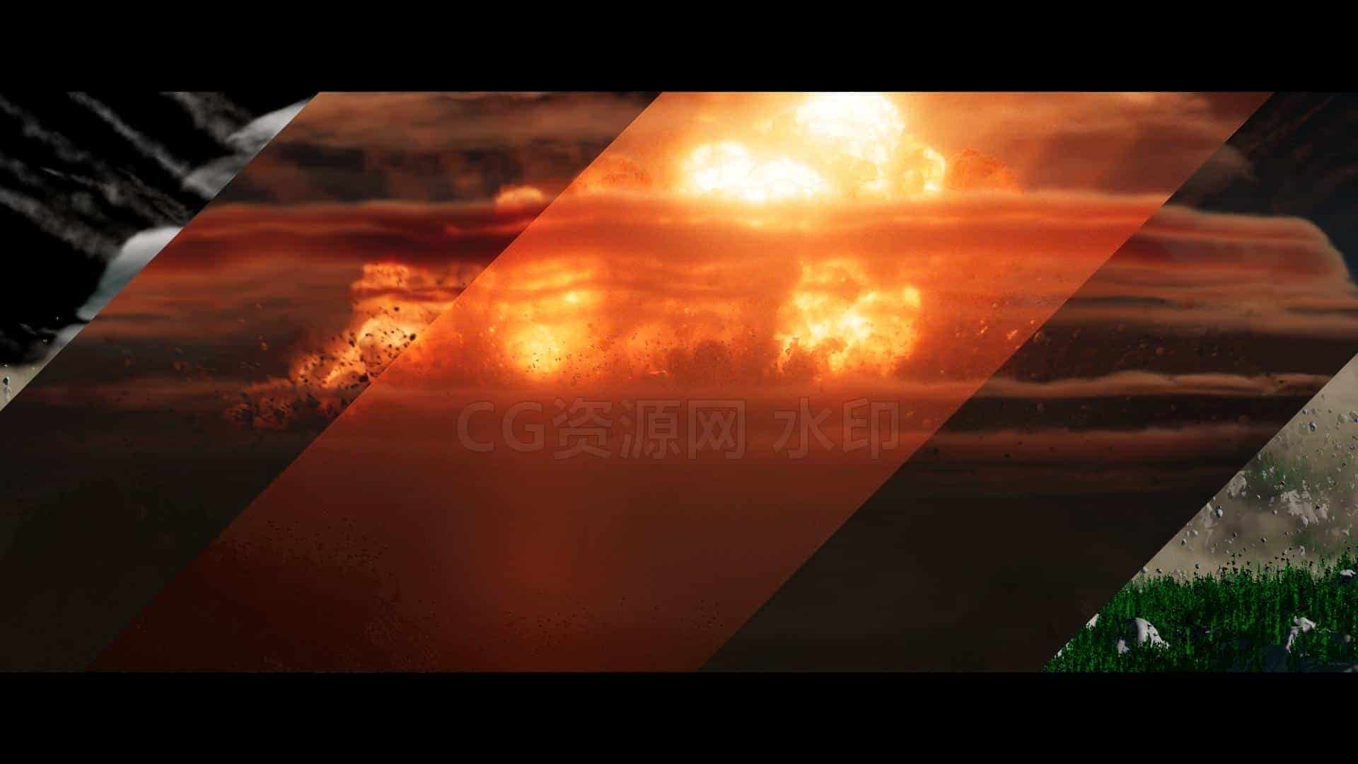 图片[10]-Houdini & Nuke制作星舰船发射大型核爆炸毁灭世part1＋part2 Cinematic Explosion FX with Houdini & Nuke蘑菇云-B站/公众号:特效向