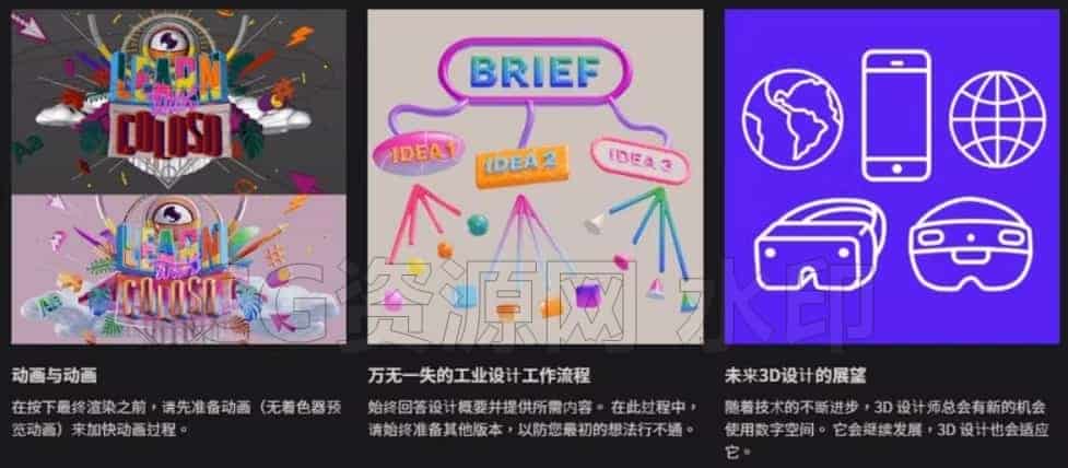 图片[4]-Coloso教程-C4D创建视觉构图和排版教学-B站/公众号:特效向