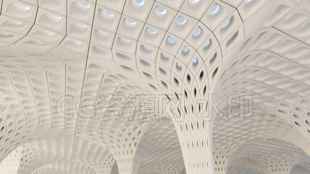 图片[2]-Blender几何节点程序化建筑建模蘑菇太阳能-B站/公众号:特效向