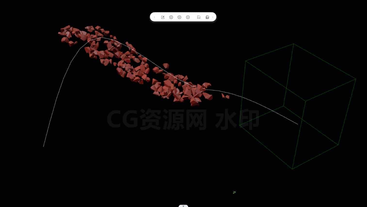 3dmax路径重组模型-3dmax墙褪皮-B站/公众号:特效向