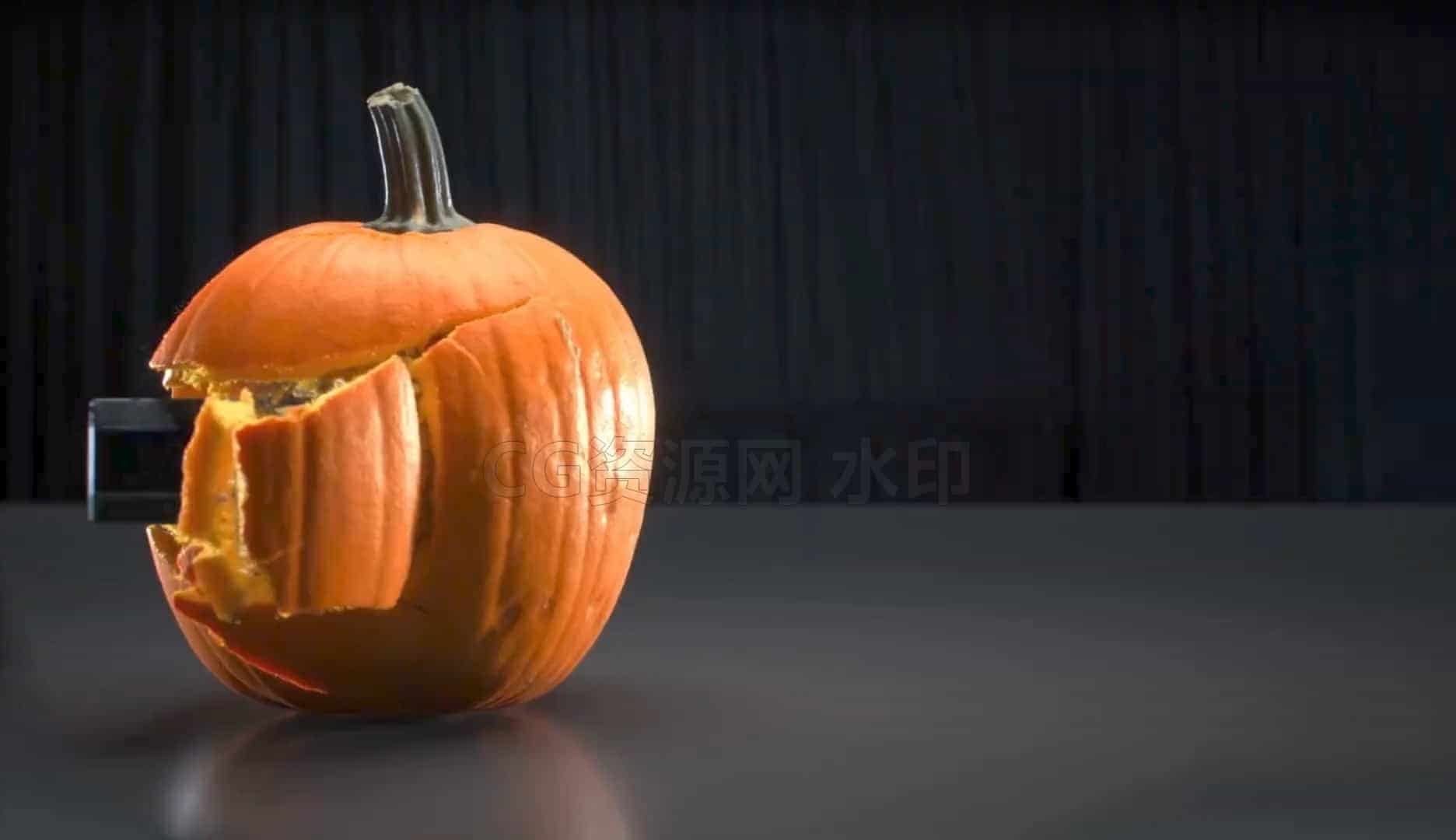 图片[2]-石锤南瓜破碎裂开mpm解算流程 Houdini21工程文件hip臀部-B站/公众号:特效向