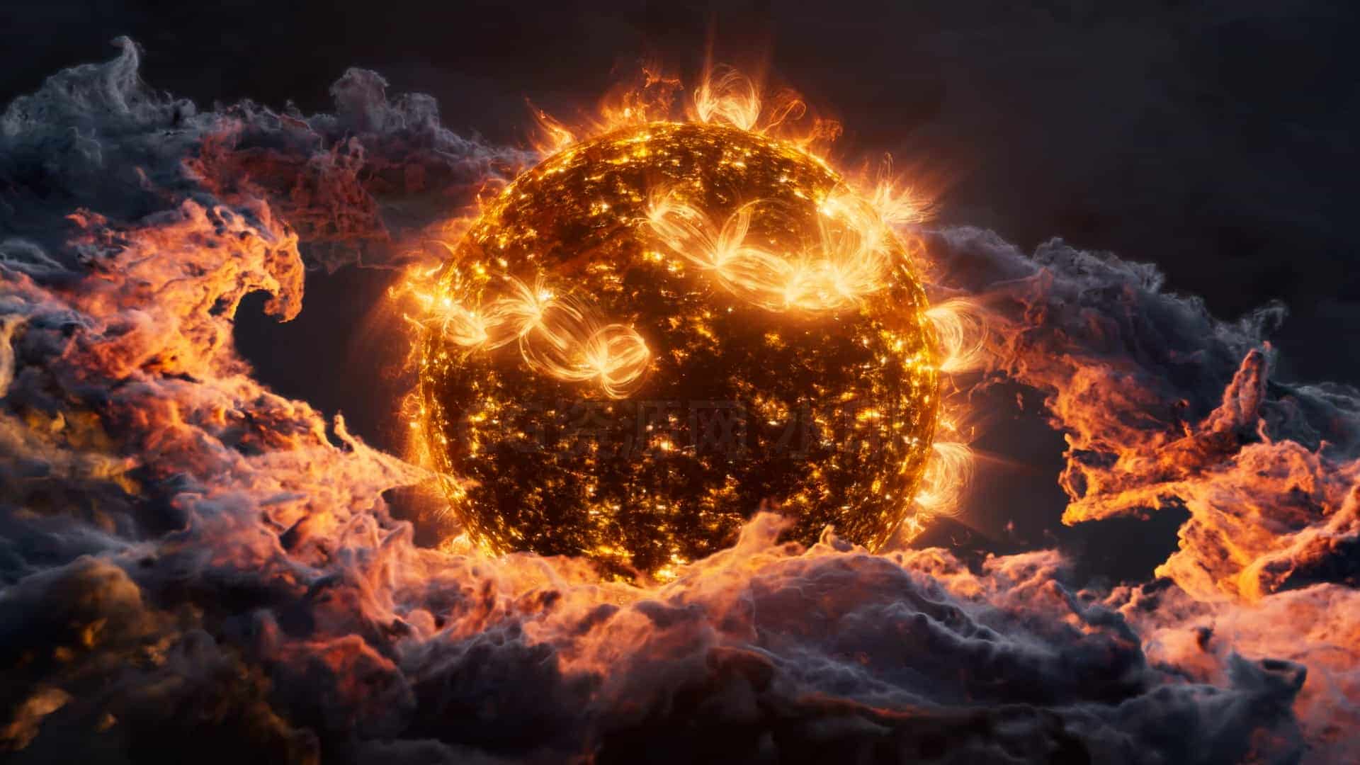 图片[2]-Houdini太阳耀斑和火焰核电站Noise噪波粒子voxyde出品 Solar Flares in Houdini & Nuke-B站/公众号:特效向