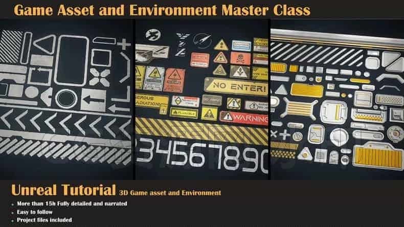 图片[2]-UE5游戏资产与环境大师课 6天全流程特训营Game asset and Environment Master Class-B站/公众号:特效向