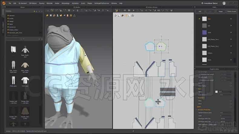 图片[5]-多软件全流程写实背篓蛤蟆角色设计(完结)无密ZBrush、Maya、Substance Painter Arnold-B站/公众号:特效向