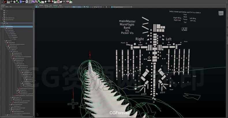 图片[2]-《 权力的游戏 》卓耿飞龙超高精度绑定3D【模型】maya-B站/公众号:特效向