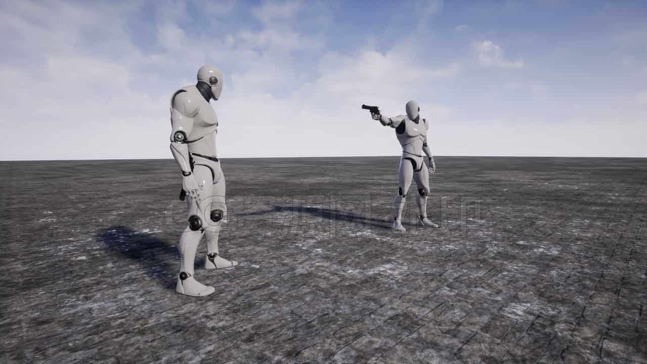 图片[2]-TPS_HandGun手枪-UE5动作库-B站/公众号:特效向