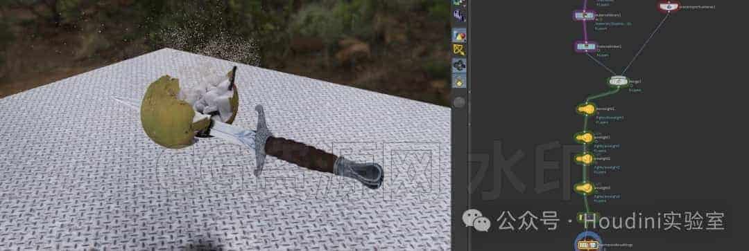 图片[6]-Houdini21 MPM 鸭梨碰撞破碎hip臀部文件-B站/公众号:特效向