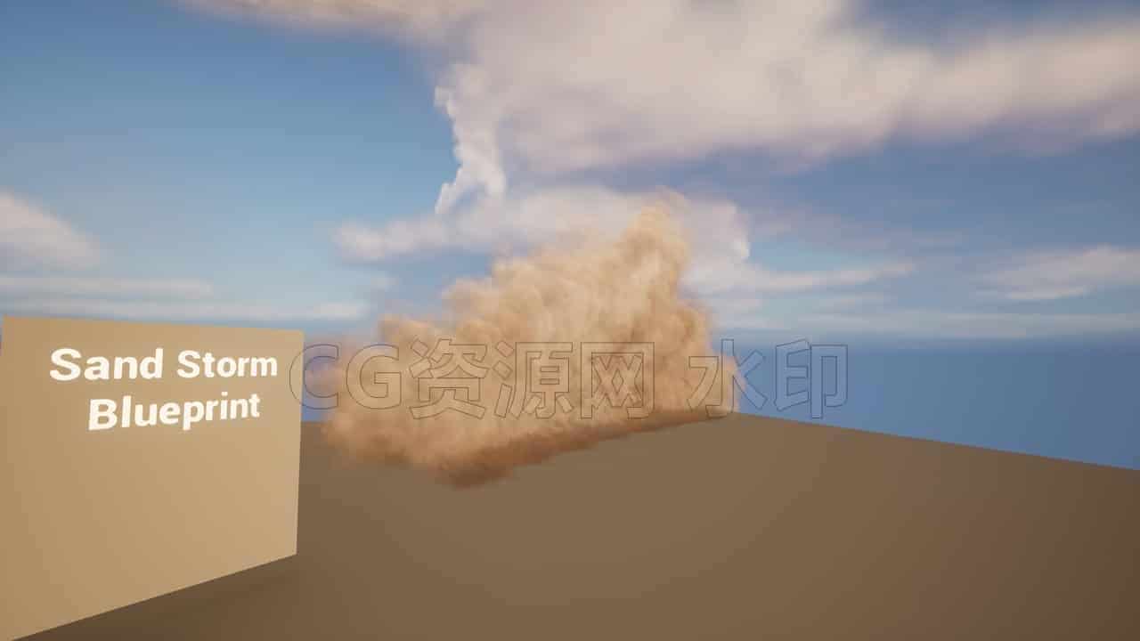 图片[3]-UE5虚幻5龙卷风沙尘暴特效Sandstorm FX In Unreal Engine-B站/公众号:特效向