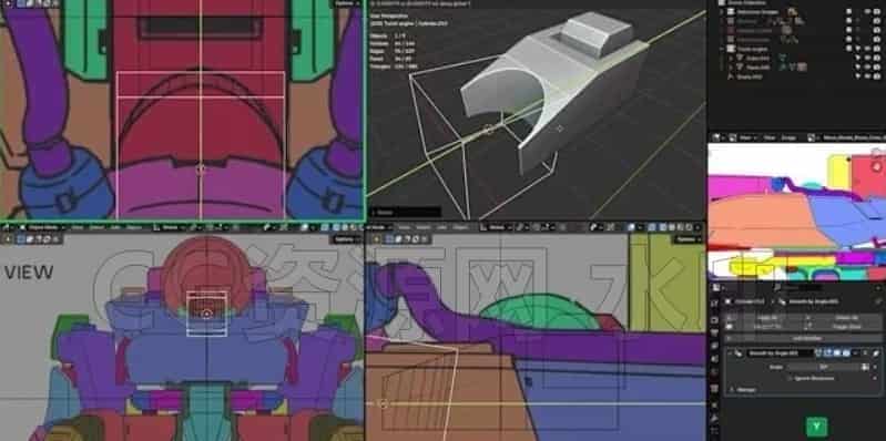 图片[5]-入门向的Blender 硬表面建模＃blender教程_79-B站/公众号:特效向