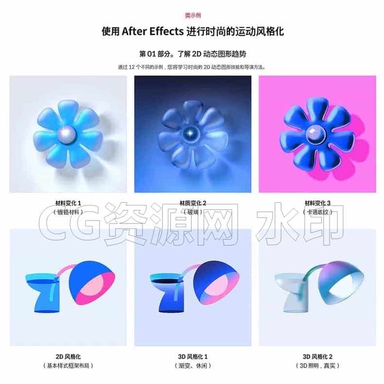 图片[2]-After Effects 运动图形风格化技巧课程AE时尚-B站/公众号:特效向