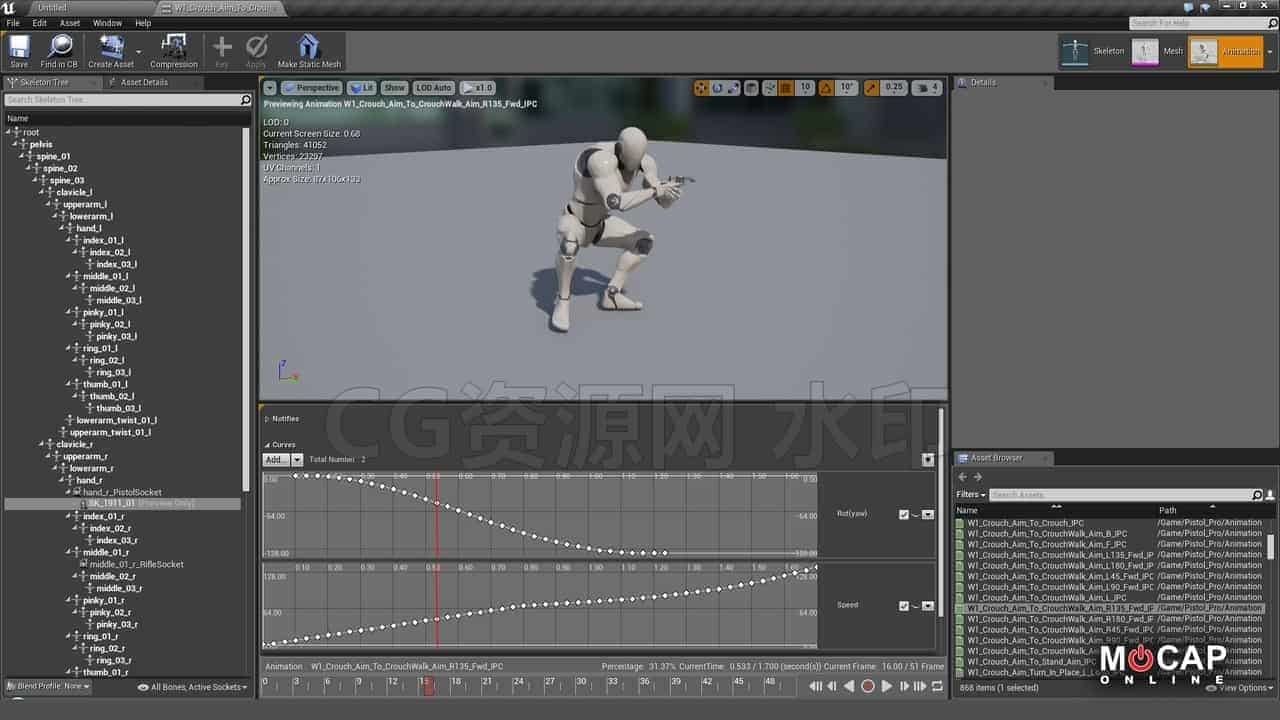 图片[2]-Pistol_Pro手枪_专业-UE5动作库-B站/公众号:特效向