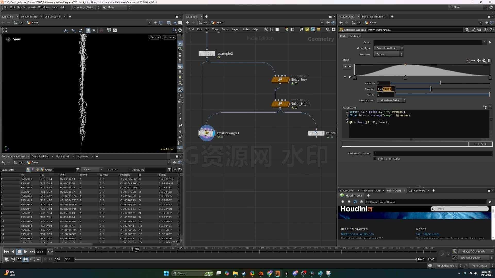 图片[12]-Houdini & Nuke制作星舰船发射大型核爆炸毁灭世part1＋part2 Cinematic Explosion FX with Houdini & Nuke蘑菇云-B站/公众号:特效向