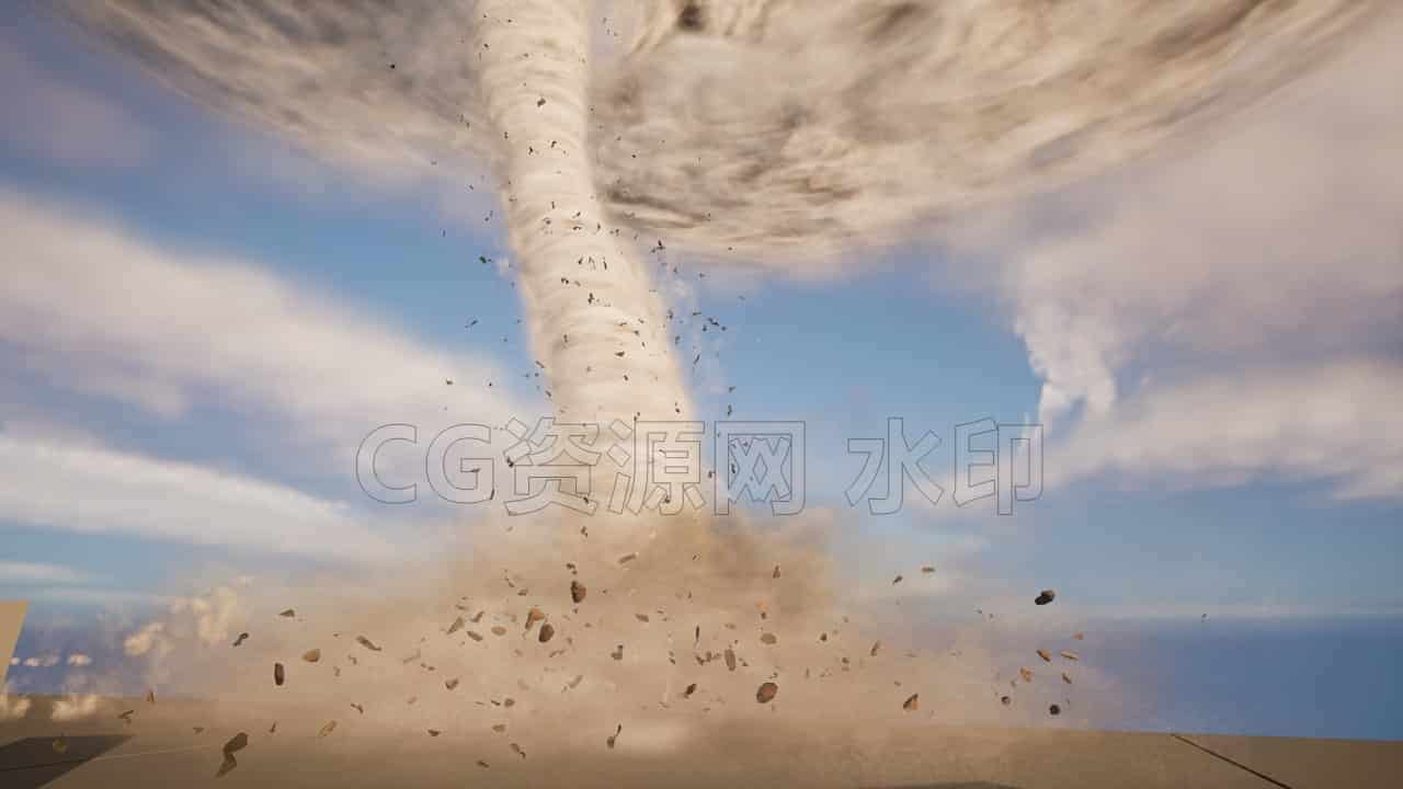 图片[2]-UE5虚幻5龙卷风沙尘暴特效Sandstorm FX In Unreal Engine-B站/公众号:特效向