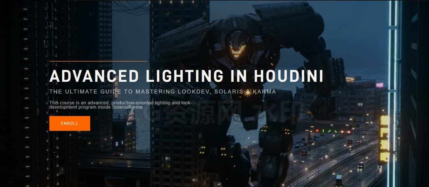 图片[5]-完结rebelway 某拳头高级灯光环境照明课程mp4不加密Advanced Lighting In Houdini Course Trailer | Master Lookdev, Solaris & Karma ( Pro VFX Course )-B站/公众号:特效向