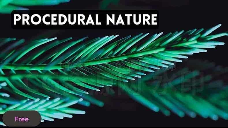 Houdini 程序化植物生长树叶卷曲动画cops模块 学校HS-125: Procedural Nature-B站/公众号:特效向