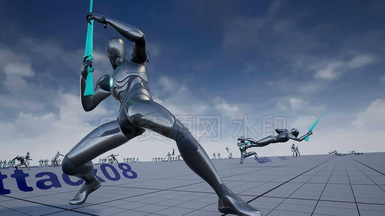 图片[4]-Stylish_Rifle_Animset-UE5动作库-B站/公众号:特效向