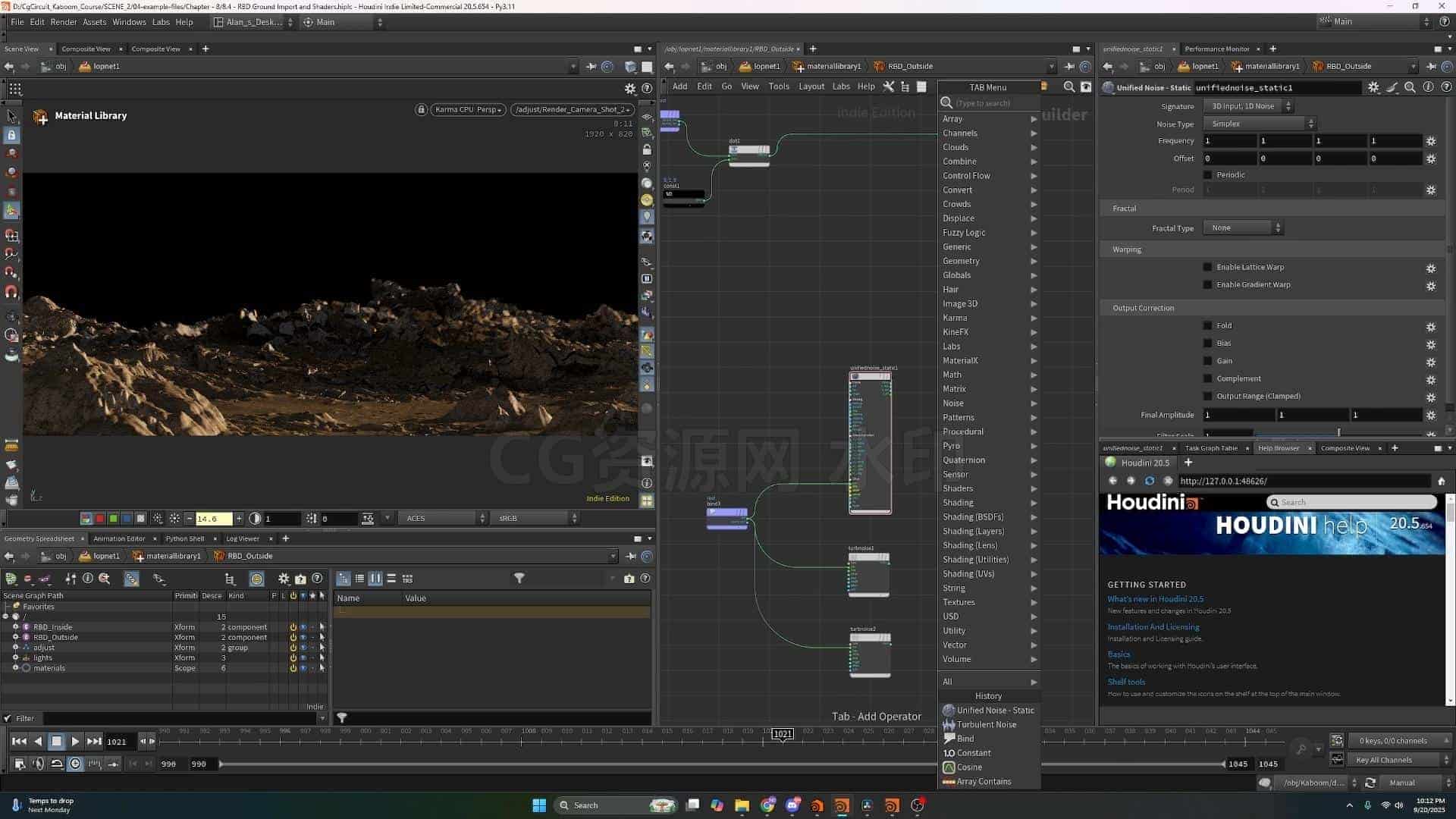 图片[14]-Houdini & Nuke制作星舰船发射大型核爆炸毁灭世part1＋part2 Cinematic Explosion FX with Houdini & Nuke蘑菇云-B站/公众号:特效向