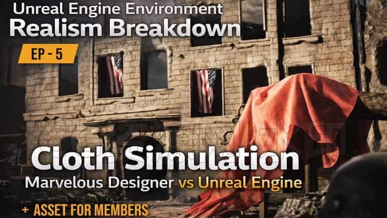 图片[7]-UE5虚幻引擎战争废墟城市+真实街头制作二合一-B站/公众号:特效向