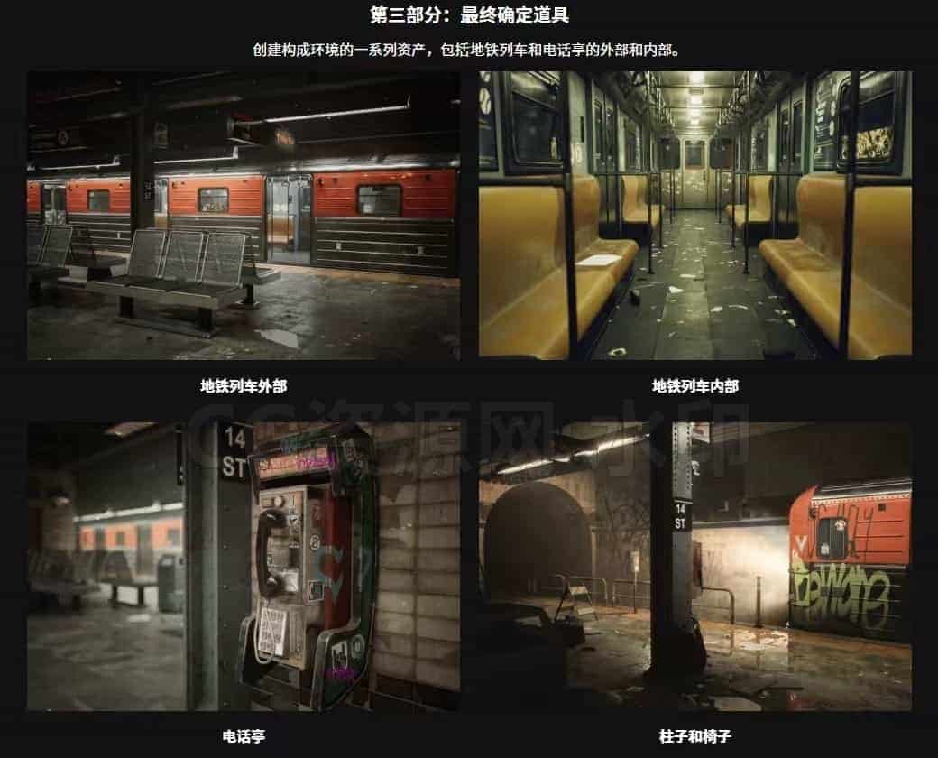 图片[7]-虚幻5UE5实战教学:AAA级3D地铁场景资产制作课程【中文精翻译】韦昌源推荐课程-B站/公众号:特效向