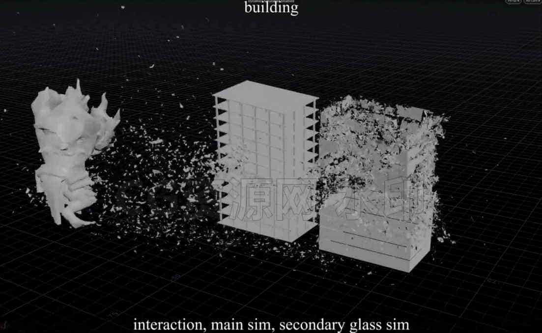 houdini18破碎特效工程8个 hip工程-B站/公众号:特效向