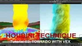 第73篇 使用VEX制作龙卷风TORNADO WITH VEX-B站/公众号:特效向