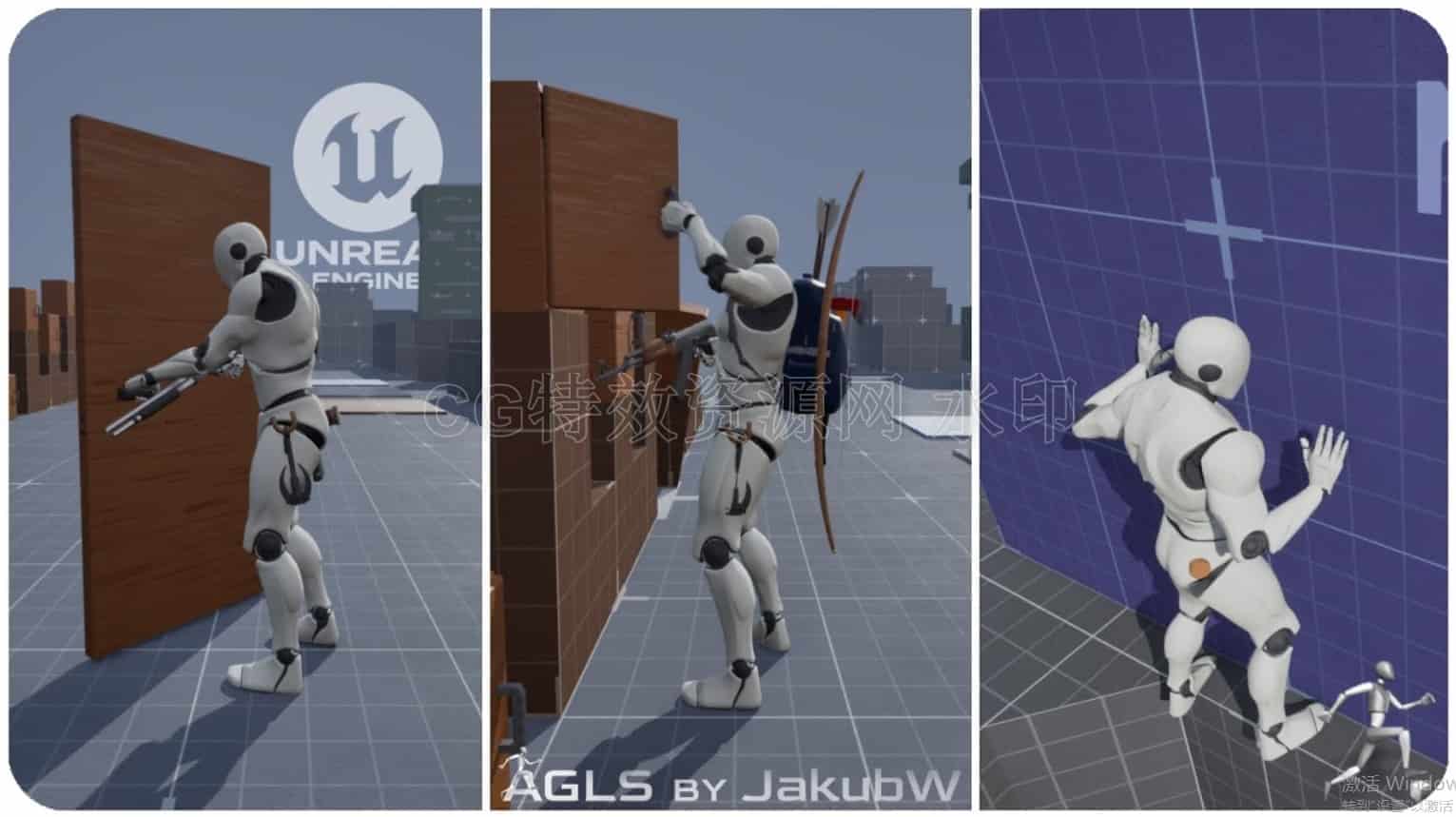 Adventure Game Locomotion System v1.7 (AGLS v1.7) | Main Features | Download UE5动作库模型包