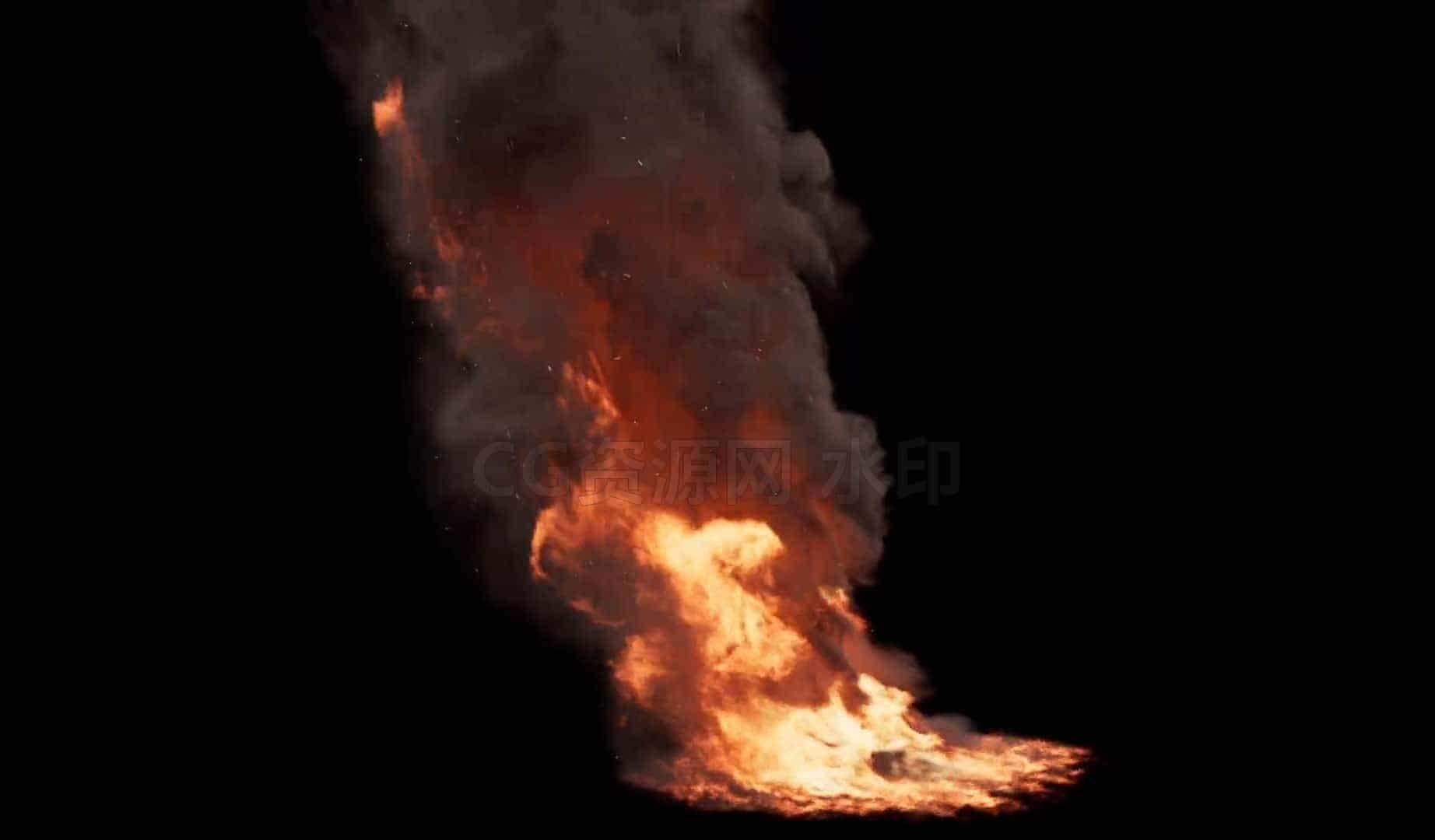 Houdini21Axiom big fire大火hip工程-B站/公众号:特效向