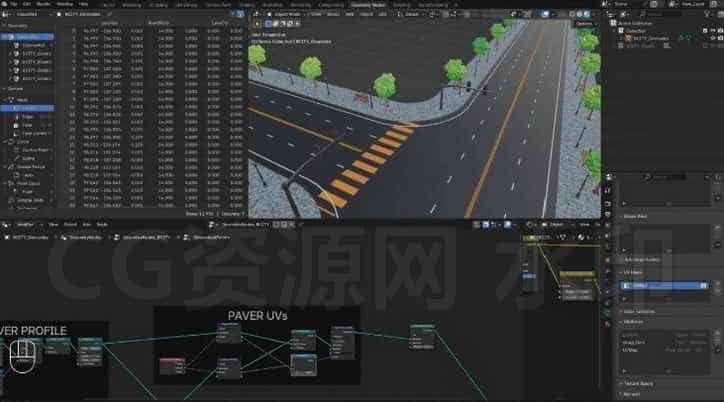图片[4]-CGCookie-Blender几何节点程序化城市街道#blender-B站/公众号:特效向