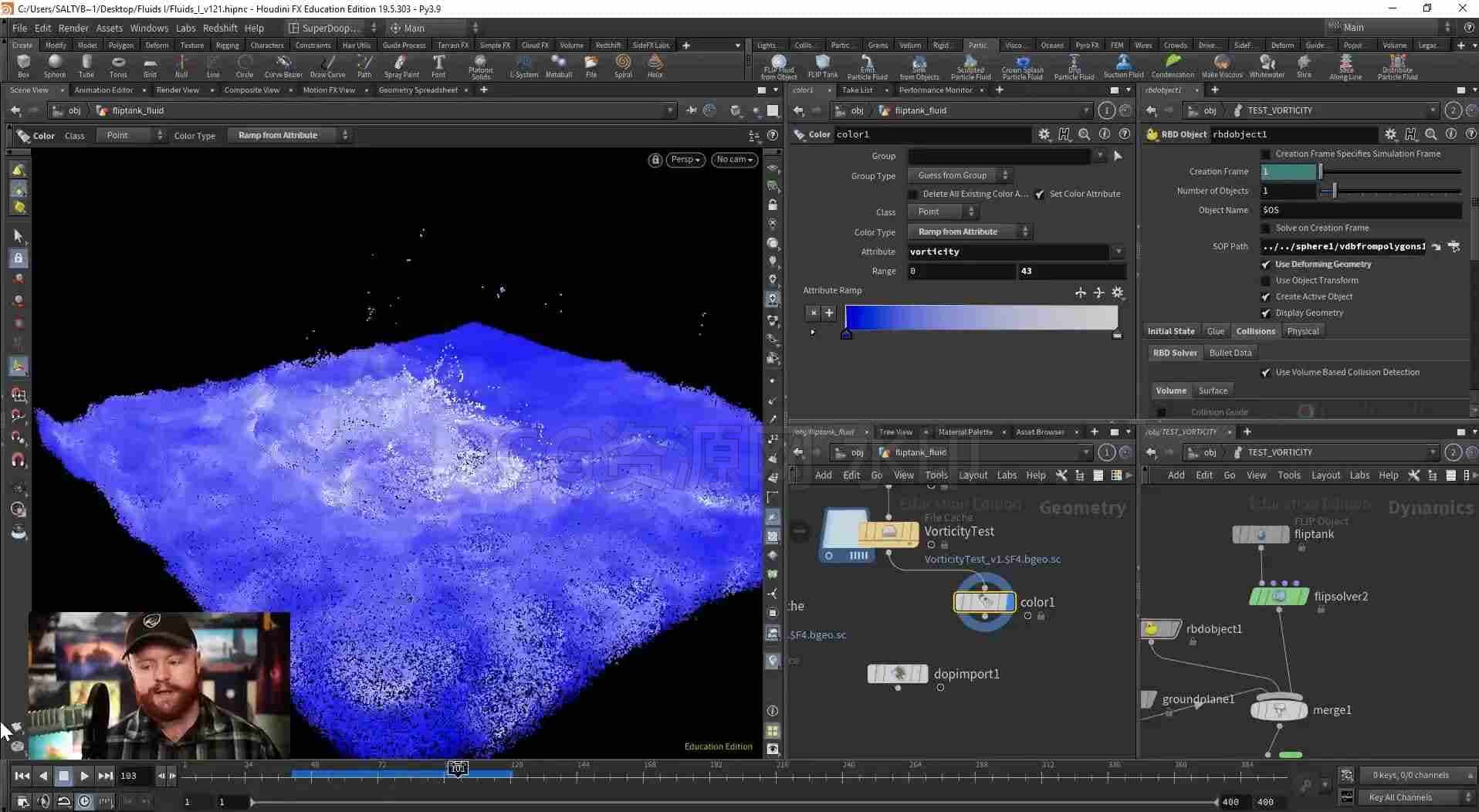 图片[2]-【forge系列】Houdini19.5流体解算CG Forge Fluids I – FLIP Simulations-B站 ...