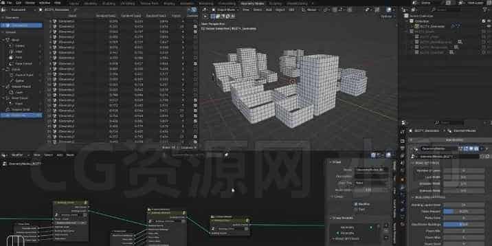 图片[2]-CGCookie-Blender几何节点程序化城市街道#blender-B站/公众号:特效向
