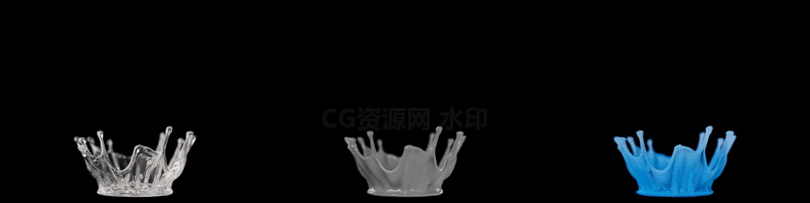 Houdini19.5fLip流体水滴皇冠hip文件项目保密-B站/公众号:特效向