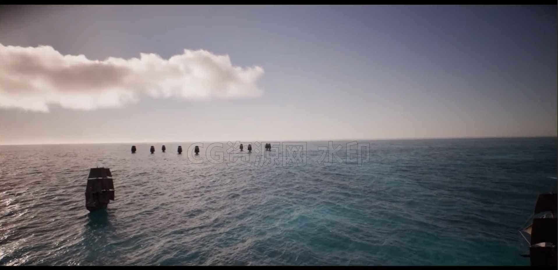 Houdini与Redshift海洋场景-B站/公众号:特效向