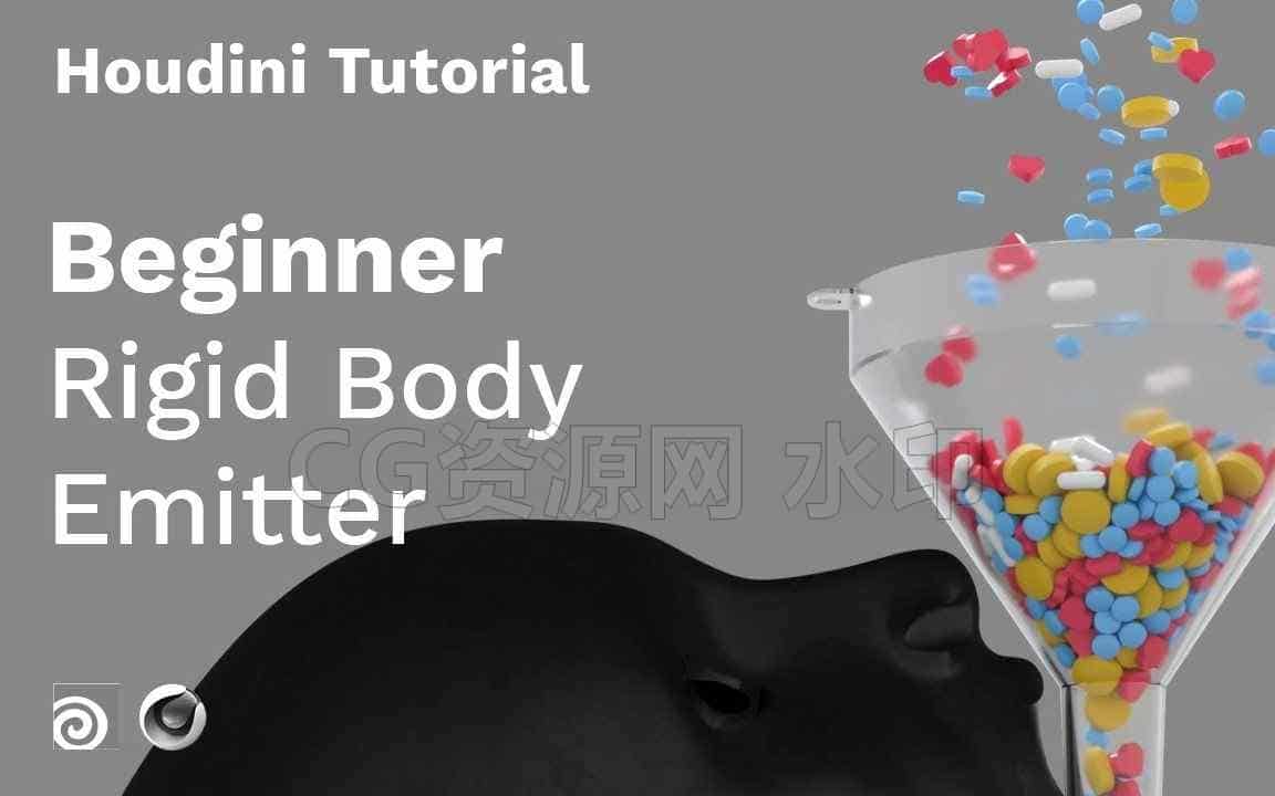 Houdini刚体发射器hip工程A-B站/公众号:特效向