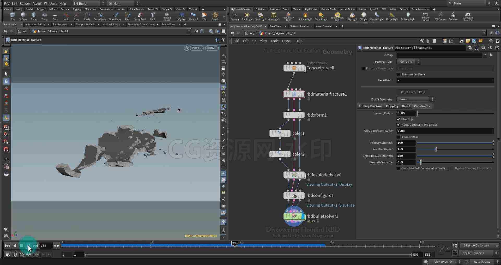 图片[2]-Houdini发现刚体第2部 Discovering Houdini RBD 2-B站/公众号:特效向