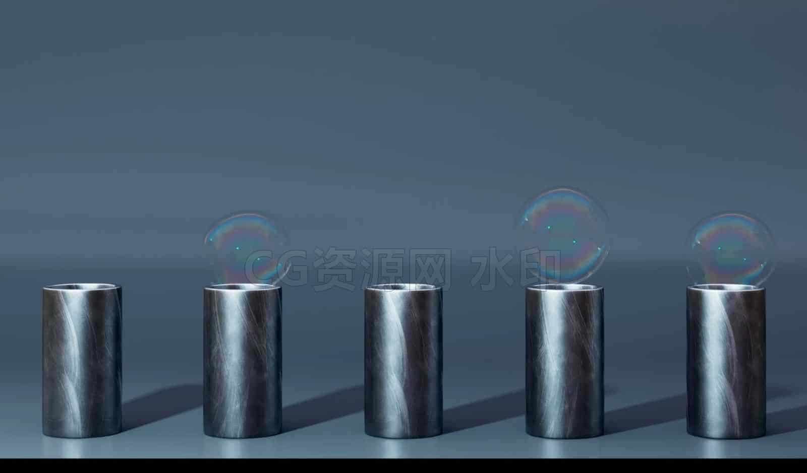 Houdini气泡一排炸裂循环hip工程-B站/公众号:特效向