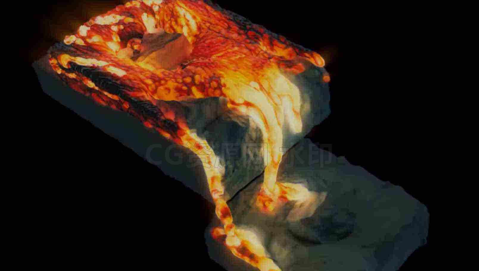 Houdini流体岩浆效果hip工程E 文件Lava Simulation - Houdini + [ HIP File ]-B站/公众号:特效向
