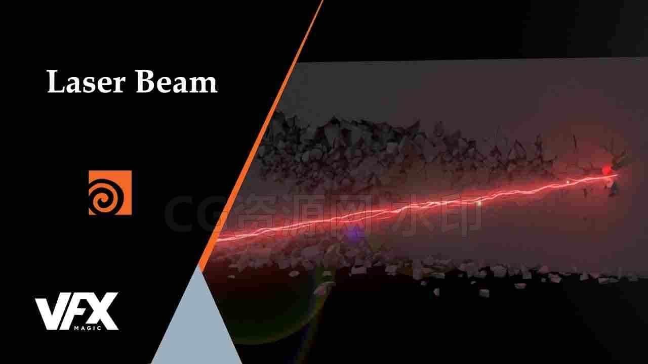 Houdini激光束Houdini Laser Beam ( Hip File )-B站/公众号:特效向