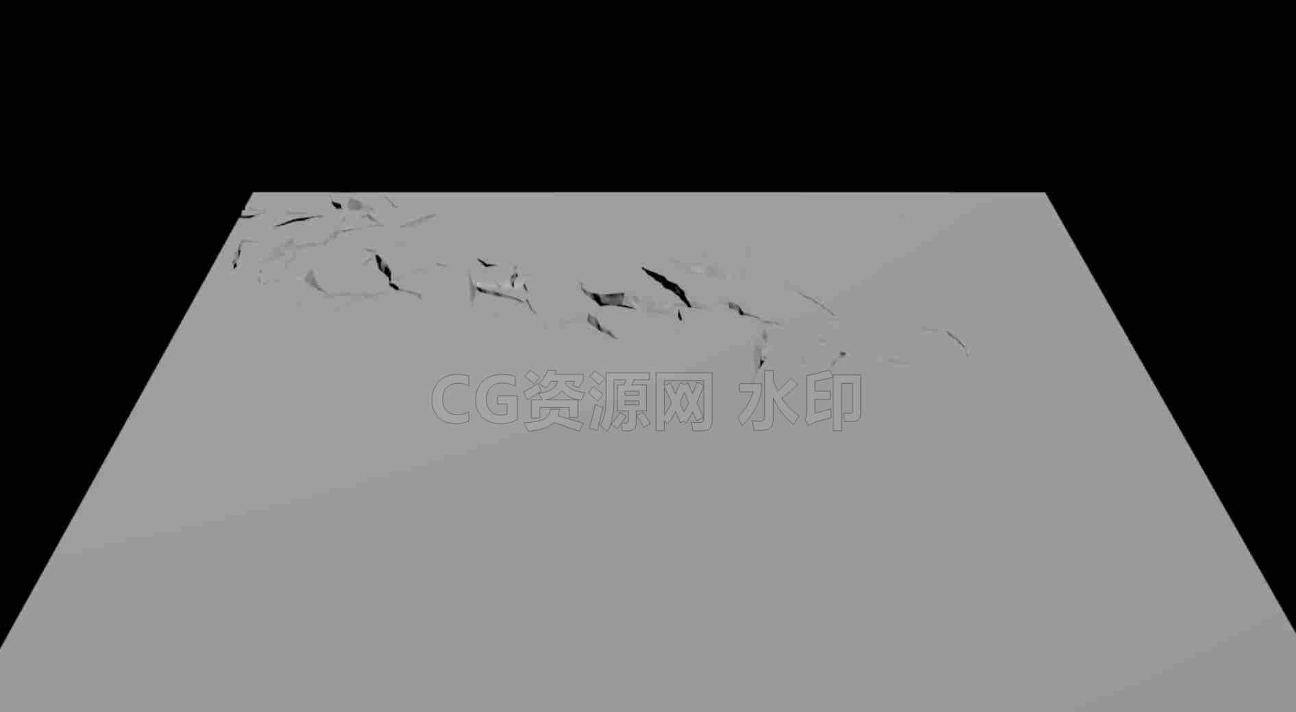 Houdini程序地面破坏裂缝【hip工程】-B站/公众号:特效向