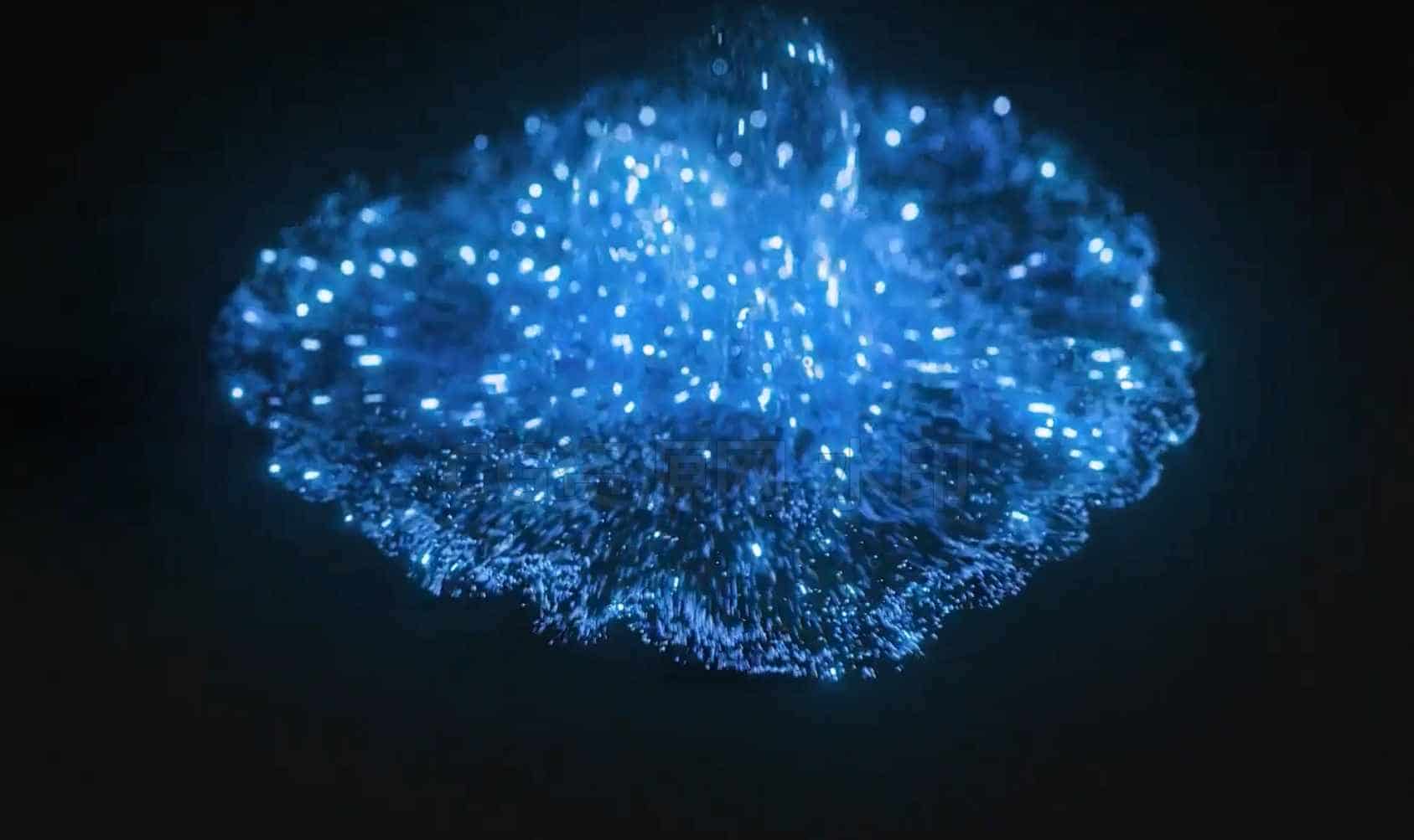 Houdini粒子魔法驱动hip工程F-魔法粒子旋转散花消散2个-B站/公众号:特效向